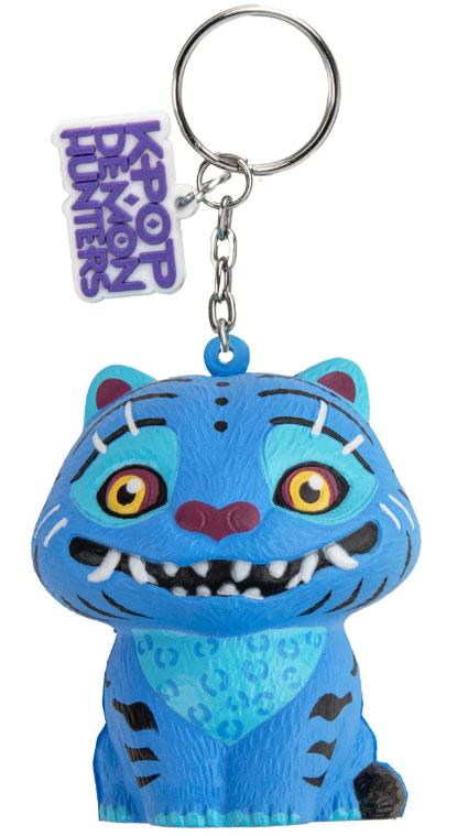 KPop Demon Hunters Derpy Tiger portachiavi squishy